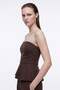 Peplum Sleeveless Wide Leg Soft Touch Knitted Top and Bottom Set - 3