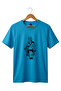 Unisex Motorcycle Drawing Printed Cool Short Sleeve Crew Neck 100% Cotton T-Shirt