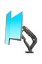 NB NORTH BAYOU Dual Monitor Desk Mount Stand Full Motion Swivel Computer Monitor Arm for Two Screens 17-27 Inch with 4.4~19.8lbs Load Capacity for Each Display F160 Black