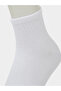 Pack of 3 - Solid Ribbed Cuff Ankle Socks - 7