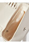 Cream Ruched Saddle Shoulder Bag - 5