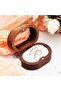 Ring box brown 7x5x3.4cm transparent lid for earrings/rings. - 4