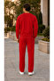 Men's 3D Predator Eagle Printed Tracksuit Set/Round Neck Sweatshirt and Sweatpants 2-Piece Set - 2