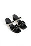 Ba04609 Women's Black Crown Stone Evening Dress Bohça 5 cm Heeled Slippers - 4