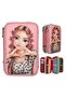 3-Layer Pencil Bag with Filling Inside Leoheart 413640