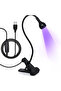 Uv Led Curing and Detection Lamp - Purple Light for Manicure, Resin, Optics, and Laboratory Use - 3