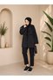 Button Detailed Belted Oversized Short Bondite Trench Coat - 4