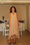 Modal V-Neck Long Evening Dress - 6