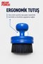 Bear Force Tire Polishing Brush Ergonomic Handle Tire Shine Application Brush Auto Detailing Tire Care Brush Dense Bristle Tire Applicator - 2