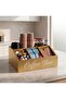 منظم زاوية القهوة الخشبي المودرن - خشب MDF تايلاندي بصبغ ناري فاخر | Coffee Bar Organizer