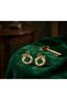 Bowknot Detailed Pearl and Zircon Stone Wreath Earrings - Stylish Women's Evening Dress and Casual Bujiteri Earrings - 5