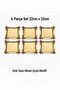 Luxury Flower Detailed Square Presentation Tray 22X22 cm Stainless Steel Coffee Turkish Delight Tray