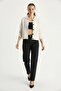 Women's Ecru Cardigan with Pockets - 3