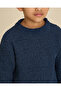 Boys Navy Cable Knit Sweater - 4