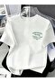 Unisex Portofino Tennis Printed Oversize Crew Neck T-Shirt - 2