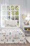 Ranforce -Hello Robots Blue- Single Child Duvet Cover Set with Elastic Sheets