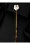 Gold Color Chain Model Steel Bracelet (23cm 7mm)