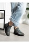 Elisa Gray Fur Lined Hidden Heel Women's Sneakers Boots - 3
