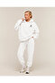 Unisex Men's Women's m Logo Printed Oversize 3 Thread Hooded Jogger Bottom Tracksuit Set - 5