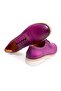 Purple Color Lace-Up Genuine Leather Men's Shoes - 2