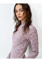 Women Deja Jersey Space Dye Ribbed Dress - 8