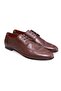 Brown Lace-Up Genuine Leather Men's Shoes