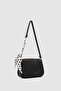 Aria Scarf Detailed Shoulder Bag Black - 3