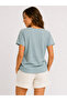 Women's V-Neck Short Sleeve Striped T-Shirt - 3