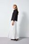Women's Ecru Pieced Voile Gypsy Long Skirt 31207 - 3