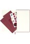Chinese New Year Fire Horse Vegea Striped Notebook 13X21 cm Hard Cover Special Boxed - 3