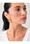 Silver Color Spiral Figured Shiny Hoop Earrings - 2