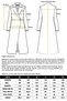 Shirt Collar Double-Breasted Water-Repellent Trench Coat Black 6819 - 8