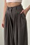 Gray Pleated Pants - 3