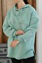 Cagla Hooded Garni Detail Sweatshirt