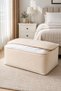 Quilt Pillow - Pillow Cushion - King Size Pillow - Döşek Pillow - Cream Color - 100X50X50 cm - 6 Pieces - 3