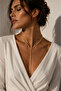Gold Plate Y Necklace - 2