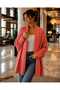 Women's Shawl Collar Standard Size Poncho - 2