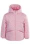 Polka Dot Printed Coat for 6-9 Years Old - Pink