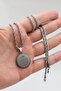 Ayetel Kürsi Written Necklace Stainless Steel Chain 902893 - 3