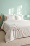 Smooth Line 100% Cotton Double Duvet Cover Set – 6 Piece Dowry Set - 4