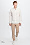 Men's Mink 360 All-Way Stretch Cotton Slim Fit Casual Trousers with Tie-Waist and Side Pockets - 3