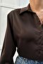 Women's Satin Fabric Stylish Basic Shirt - 4