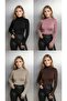 Round Neck Women's Long Sleeve Stretch Fabric Bodysuit with Toes