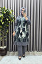 Women's Clothing Plus Size Modal Combed Cotton Garnished Double Long Set - 8