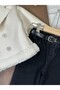 Leather Jacket with Fur Inside, Lycra, Elastic Waist Belt, Lycra Jeans, Long Sleeve, Badi 4-Piece Baby Boy Set - 4