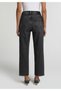 Slim Tapered Fit Women's Black Denim Jean Trousers - 2