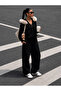 Fur Hooded Zippered Oversize Tracksuit Set - 3