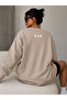 Unisex New York Classic Front-Back Printed Winter Oversize Sweatshirt - 2