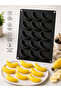 Silicone Mini Banana Shaped Mousse, Pastry, Chocolate and Dessert Mold – Pack of 24