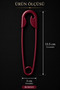 Large Safety Pin Model Bun Clip – Women's Hair Accessory - 3